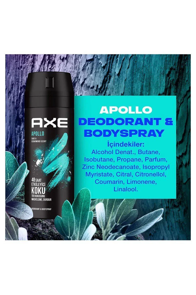 Apollo Erkek Deodorant Spreyi 3'lü Paket 150 ml – 48 Saat Etkileyici Koku Fiyatı, Yorumları ve Özellikleri