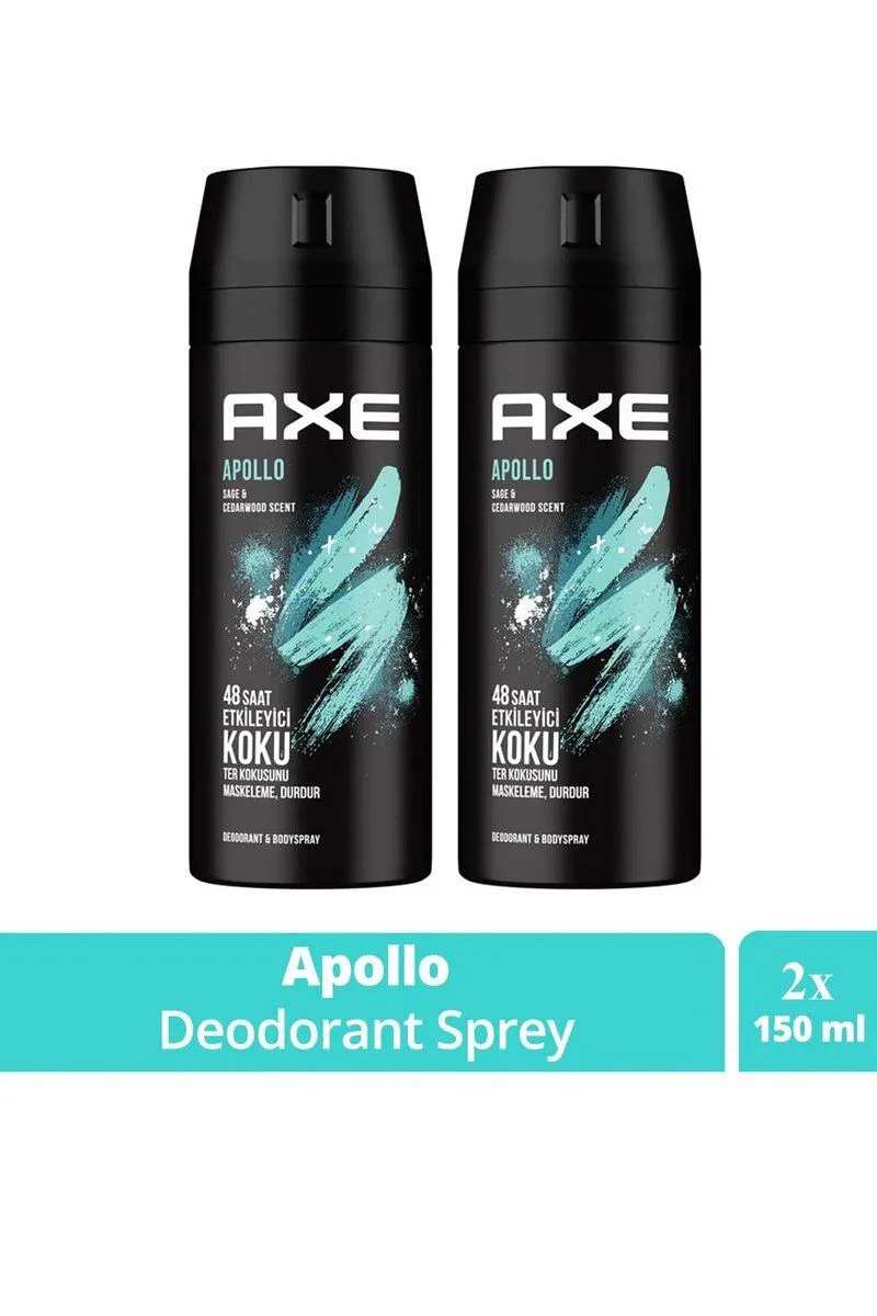 Apollo Erkek Deodorant Spreyi 2'li Paket – 48 Saat Koku Koruma Fiyatı, Yorumları ve Özellikleri