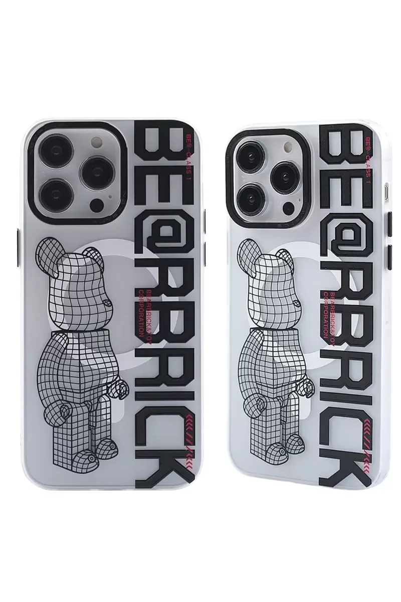 Apollo Magneticsafe Şeffaf Kılıf iPhone 14 Pro ile Uyumlu - Desenli Manyetik Kapak