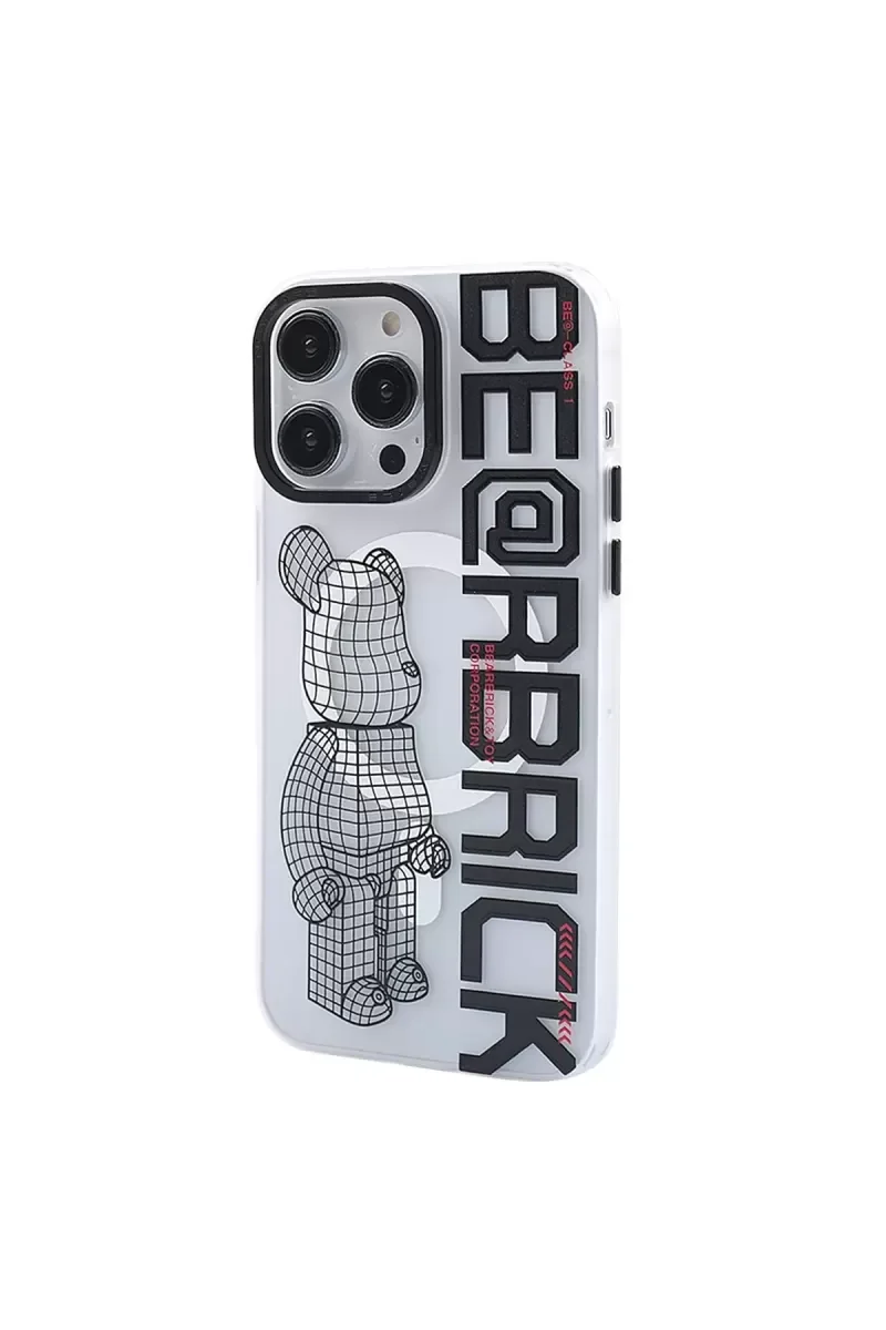 Apollo Magneticsafe Şeffaf Kılıf iPhone 14 Pro ile Uyumlu - Desenli Manyetik Kapak