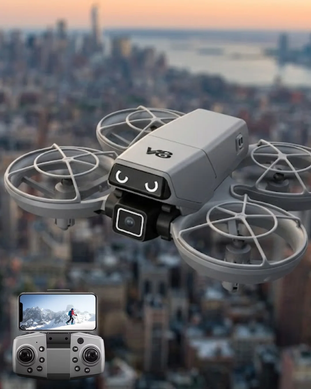 APP Kontrollü Kameralı Mini Drone Headless Mod Özellikli APP Kontrollü Kameralı Mini Drone Headless Mod Özellikli