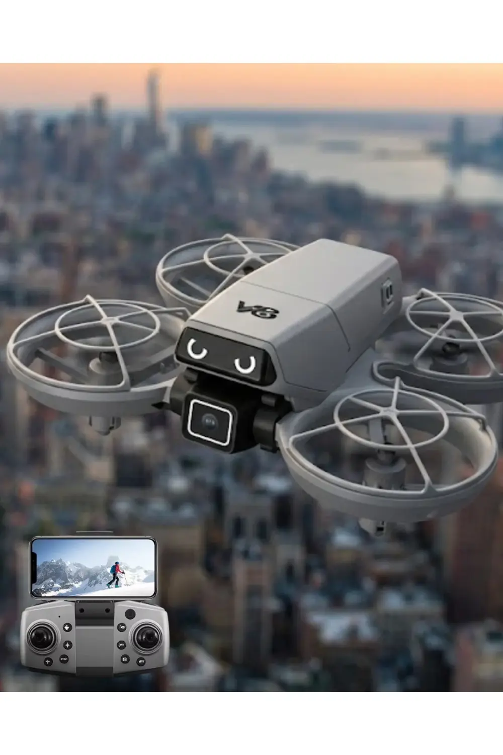 APP Kontrollü Kameralı Mini Drone Headless Mod Özellikli