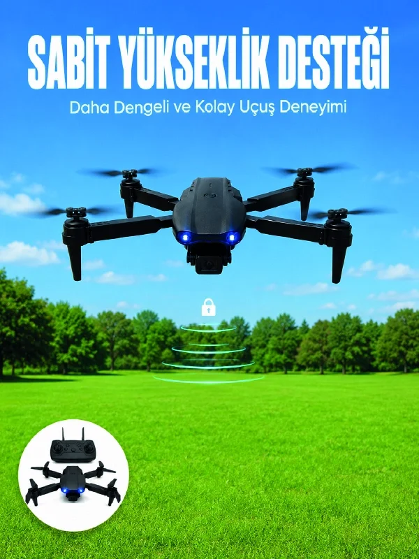 APP Kontrollü Mini Drone 4K HD Kamera, 360° Takla ve Katlanabilir Tasarım Fiyatı, Yorumları ve Özellikleri