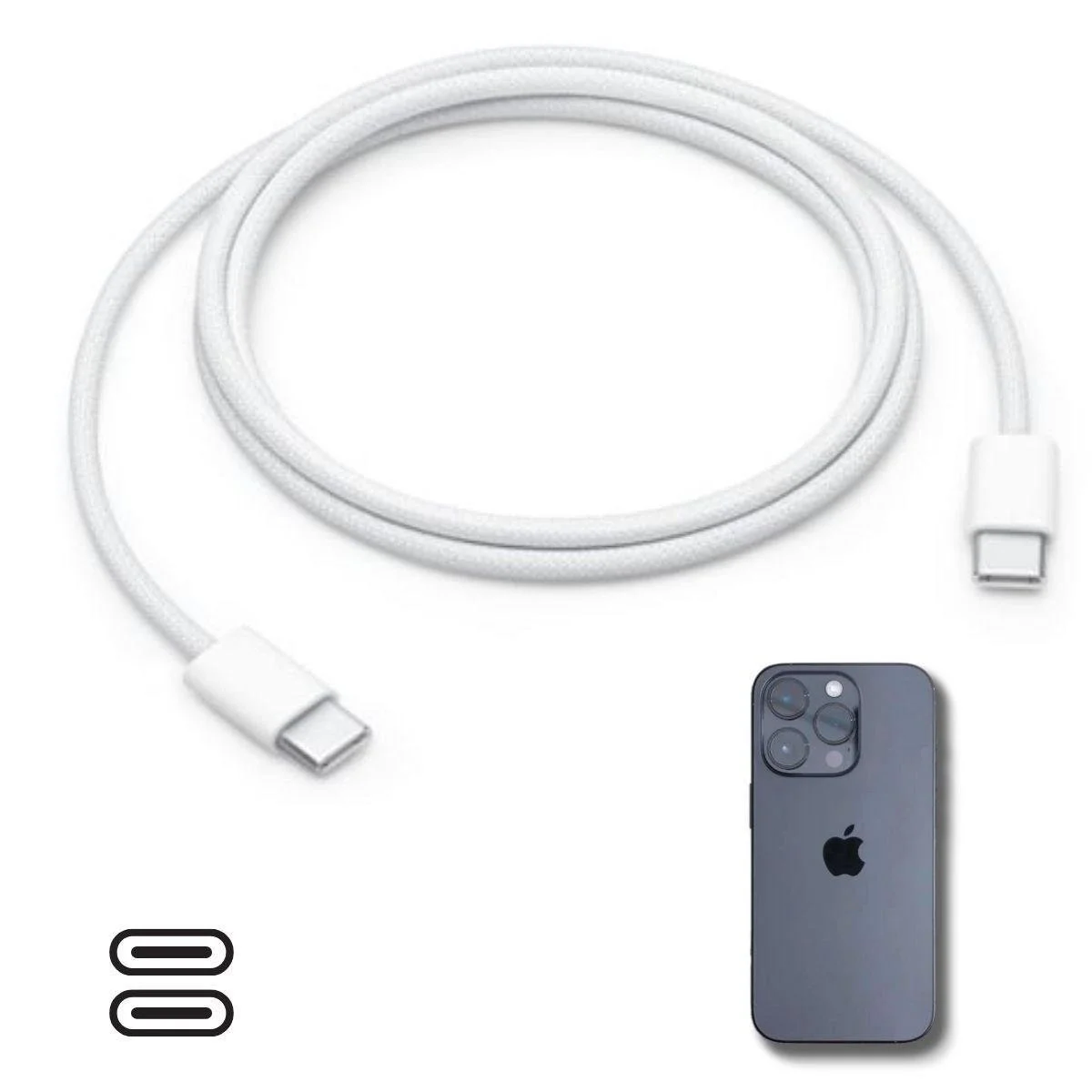 Apple 15/15 Pro Type-c To Type-c Hasır Örgü Hızlı Şarj Kablosu (1m) Bx40 Fiyatı, Yorumları ve Özellikleri