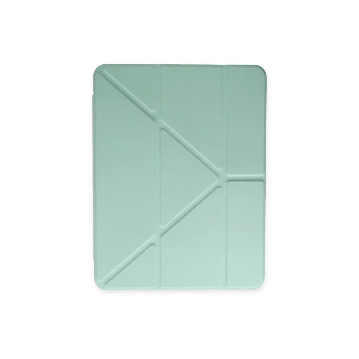 Apple iPad 10.2 (8.nesil) Kılıf Kalemlikli Mars Tablet Kılıfı - Açık Yeşil