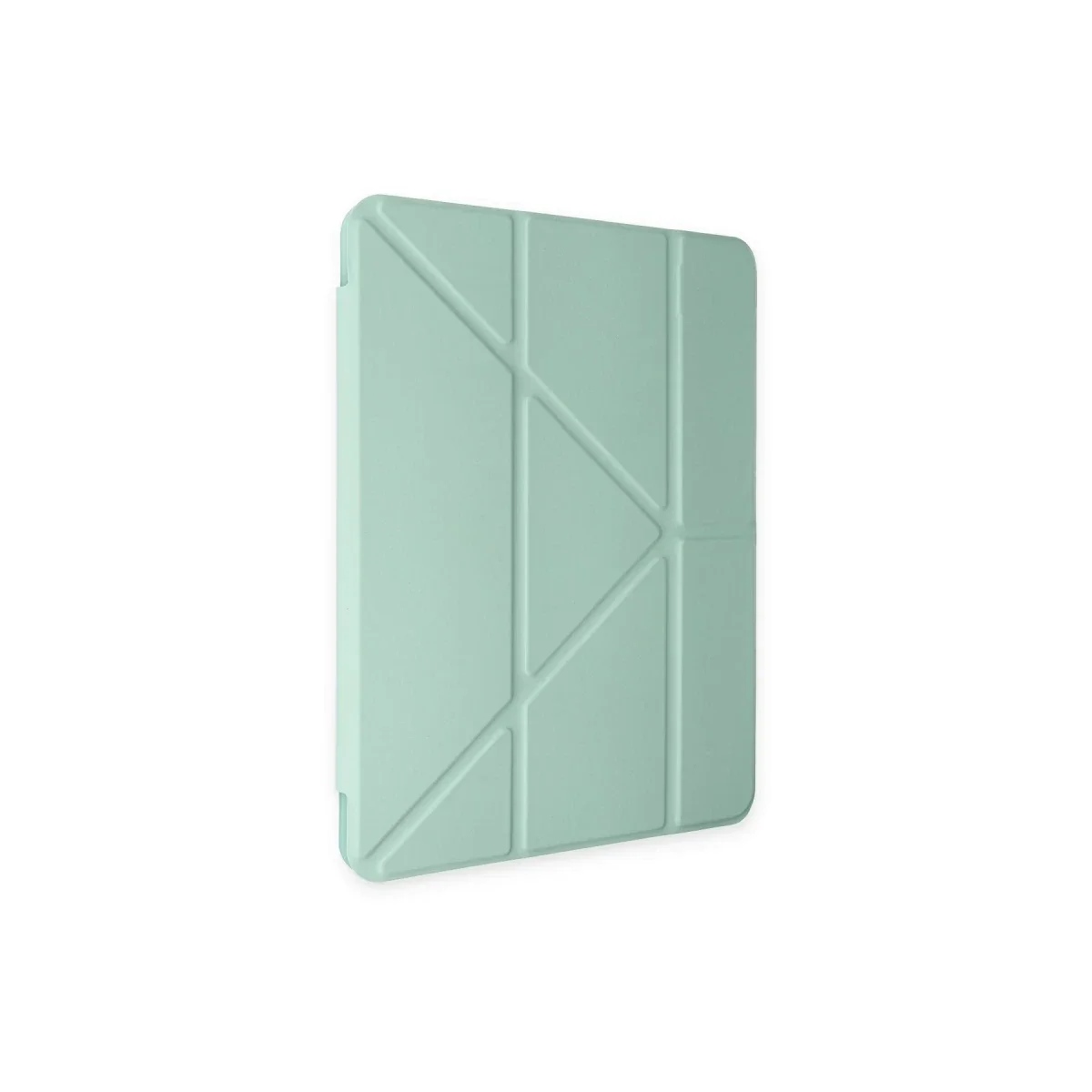 Apple iPad 10.2 (8.nesil) Kılıf Kalemlikli Mars Tablet Kılıfı - Açık Yeşil
