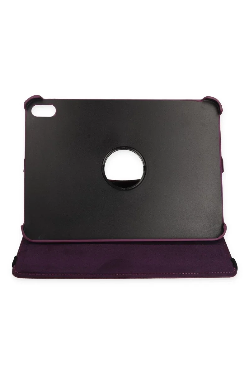 Apple iPad 2025 10.9 10.Nesil (A16) Kılıf 360 Tablet Deri Kılıf - Mürdüm