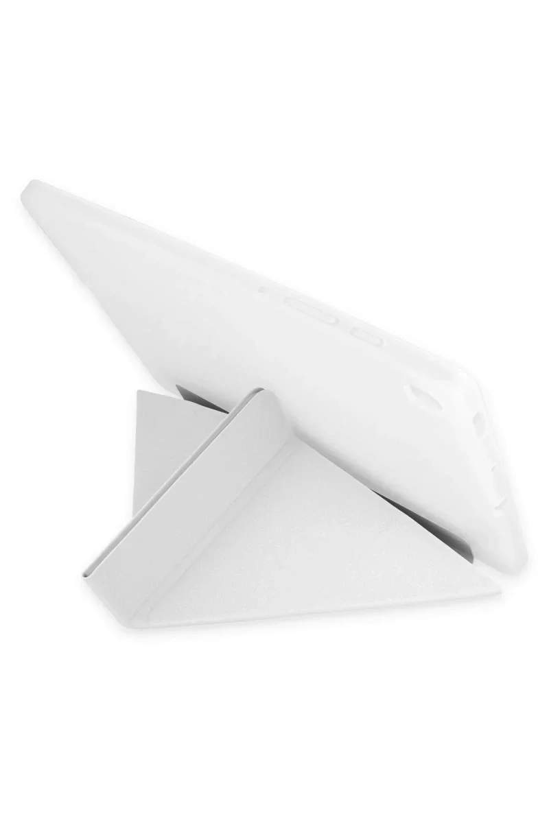 Apple iPad 2025 10.9 10.Nesil (A16) Kılıf Kalemlikli Mars Tablet Kılıfı - Gri