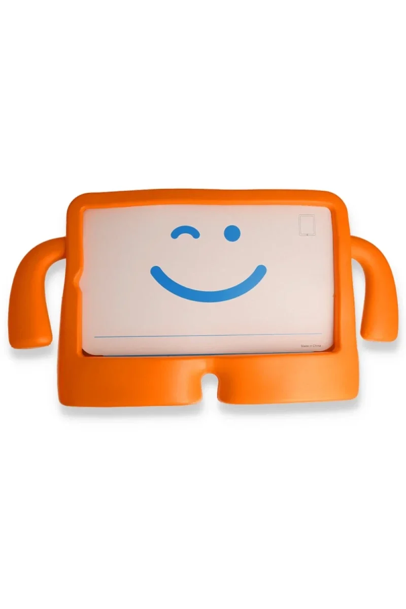 Apple iPad 2025 10.9 10.Nesil (A16) Kılıf Karakter Tablet Silikon - Turuncu