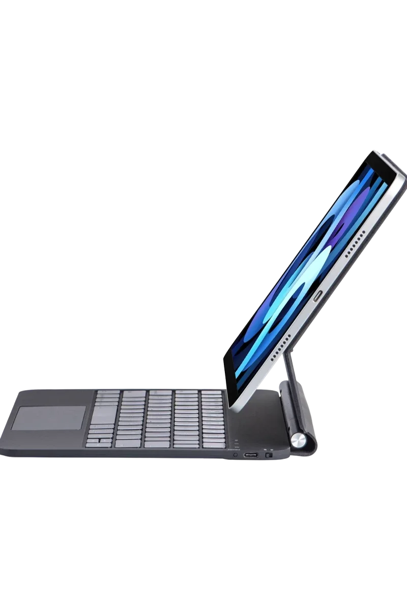 Apple iPad 2025 10.9 10.Nesil (A16) Kılıf X8 Magic Manyetik Klavyeli Tablet Kılıfı - Siyah
