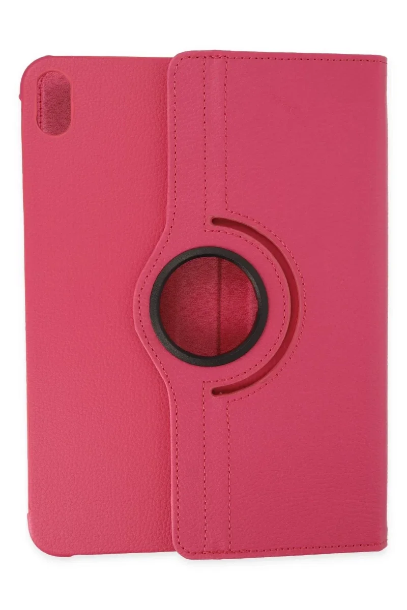 Apple iPad 2025 10.9 10.Nesil (A16) Kılıf 360 Tablet Deri Kılıf - Pembe