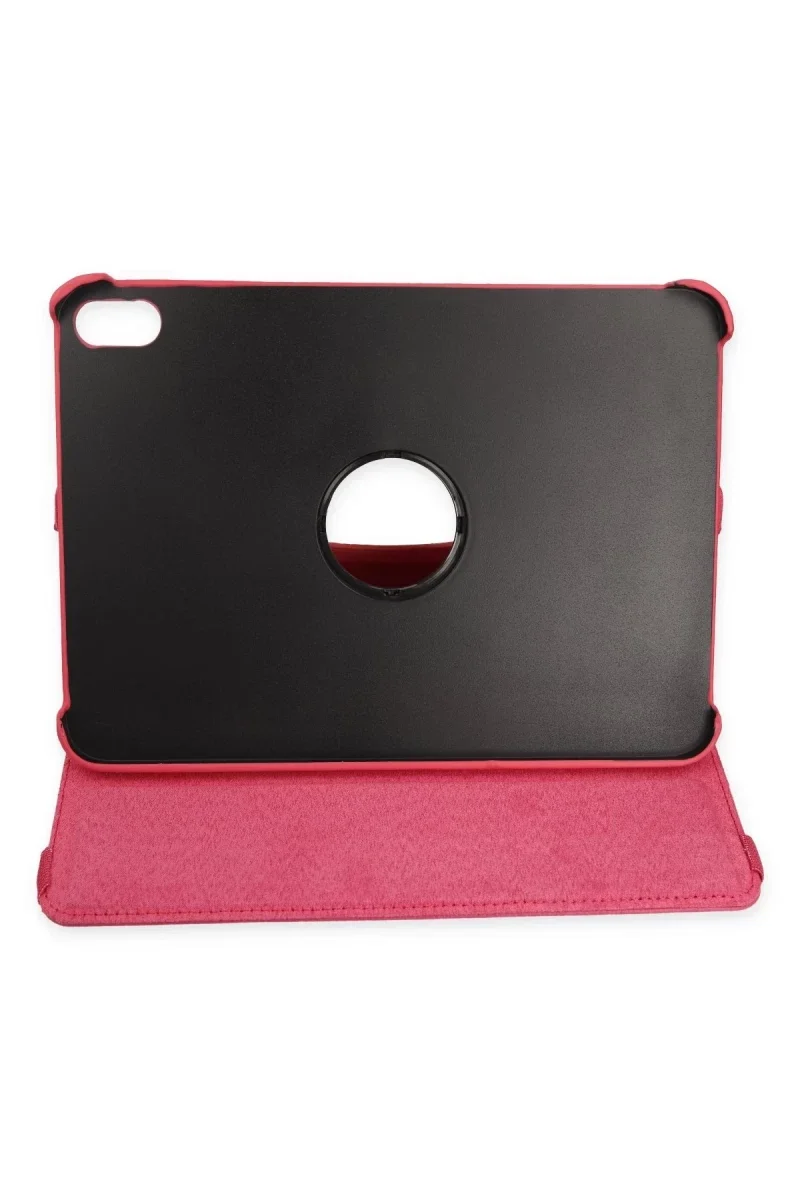 Apple iPad 2025 10.9 10.Nesil (A16) Kılıf 360 Tablet Deri Kılıf - Pembe