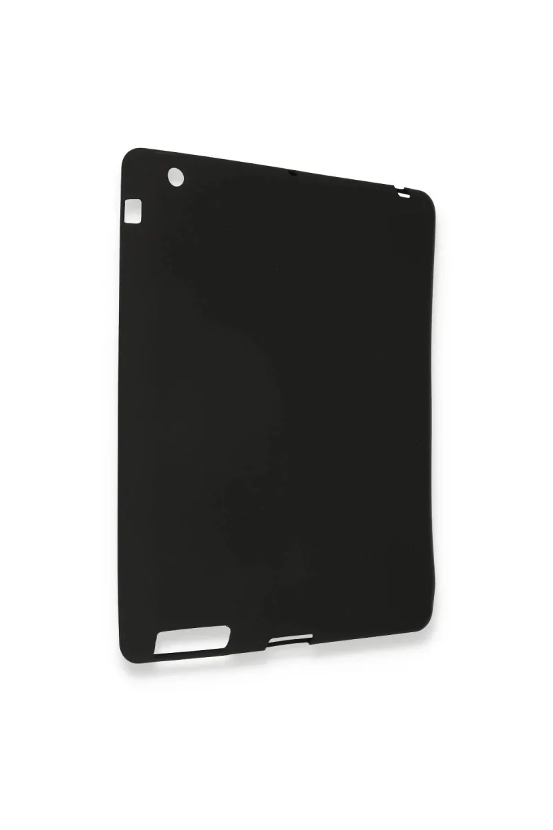 Apple iPad 4 9.7 Kılıf Evo Tablet Silikon - Siyah - Görsel 2