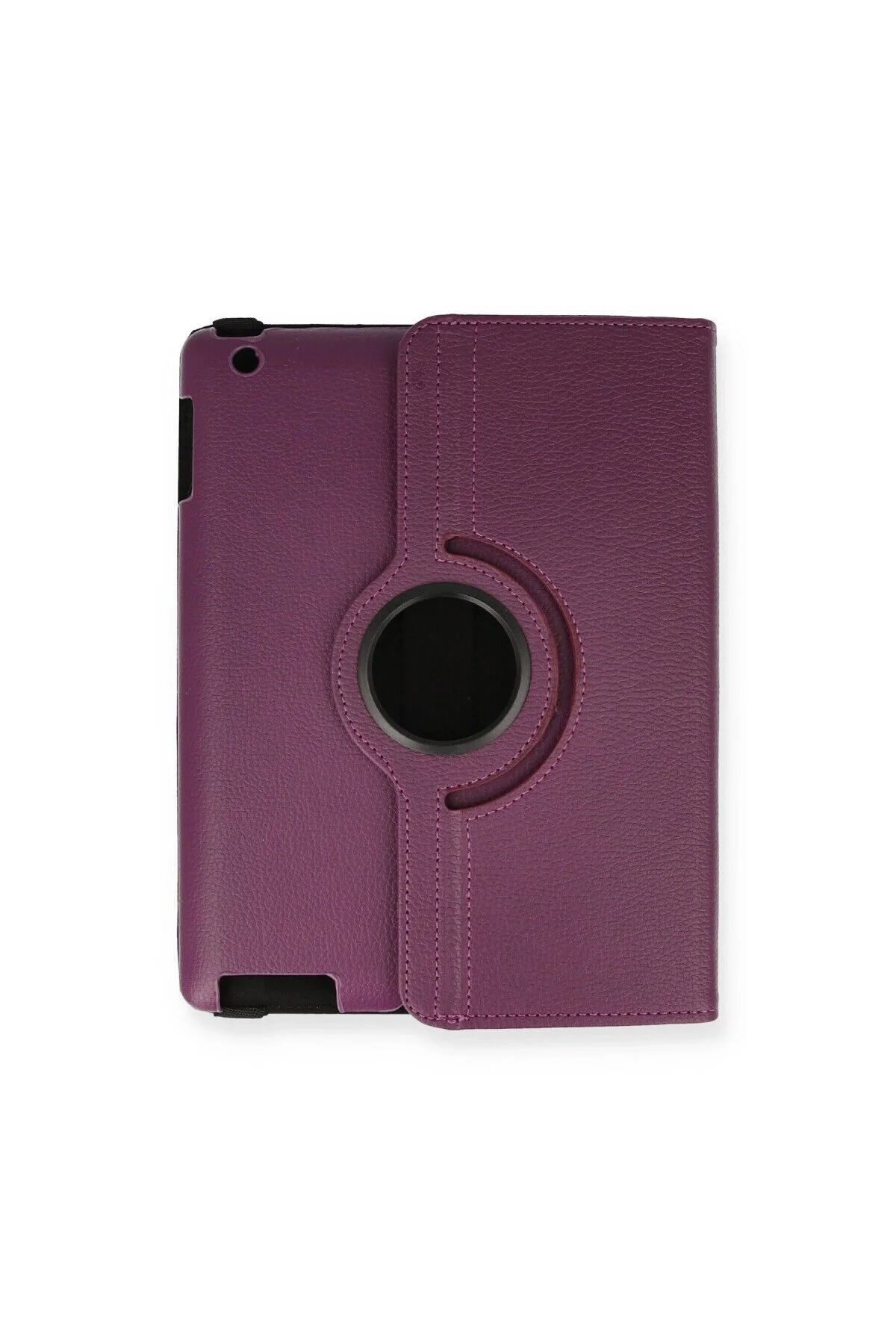 Apple İpad 4 9.7 Kılıf 360 Tablet Deri Kılıf - Mürdüm Apple İpad 4 9.7 Kılıf 360 Tablet Deri Kılıf - Mürdüm