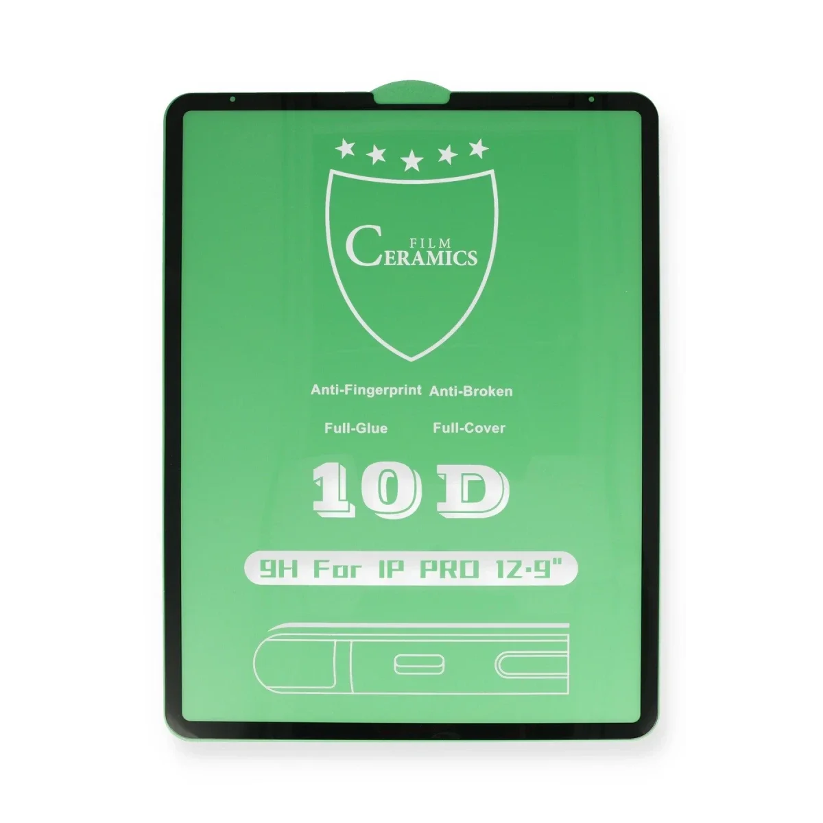 Apple iPad 4 9.7 Tablet 10D Seramik Nano - Görsel 3