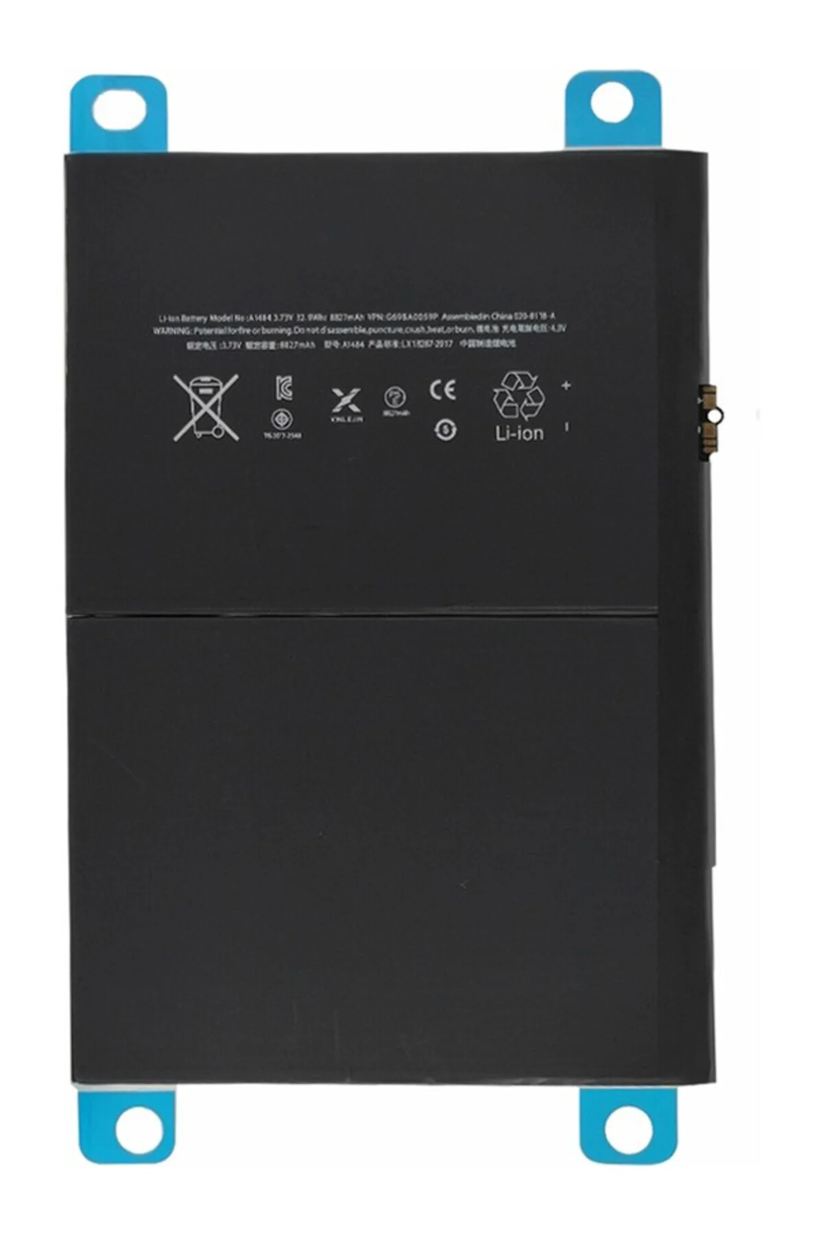 Apple iPad Air Uyumlu A1484 8827 Mah Batarya