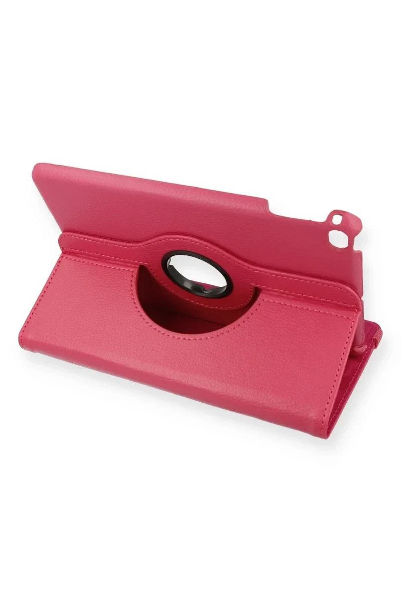 Apple iPad Mini 4 Kılıf 360 Tablet Deri Kılıf - Pembe Apple iPad Mini 4 Kılıf 360 Tablet Deri Kılıf - Pembe