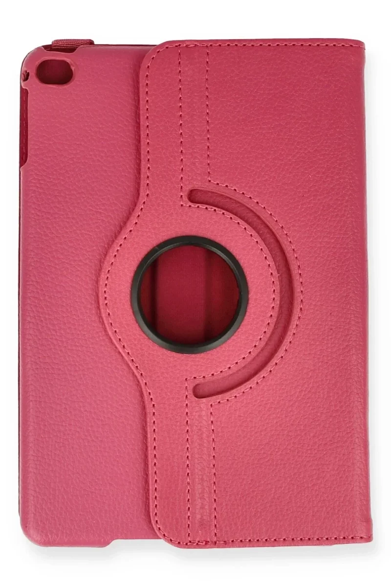 Apple iPad Mini 4 Kılıf 360 Tablet Deri Kılıf - Pembe Apple iPad Mini 4 Kılıf 360 Tablet Deri Kılıf - Pembe