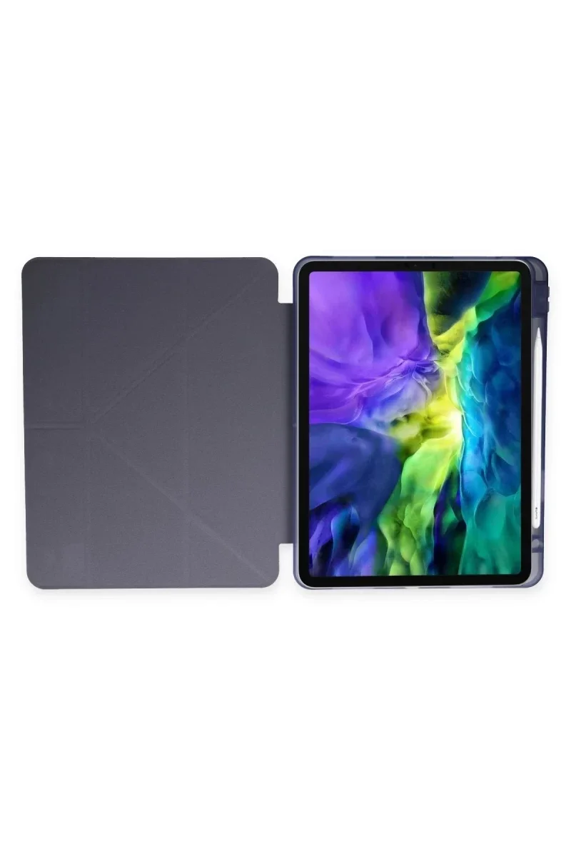 Apple iPad Pro 11 (2024) Kılıf Kalemlikli Mars Tablet Kılıfı - Lavender Apple iPad Pro 11 (2024) Kılıf Kalemlikli Mars Tablet Kılıfı - Lavender