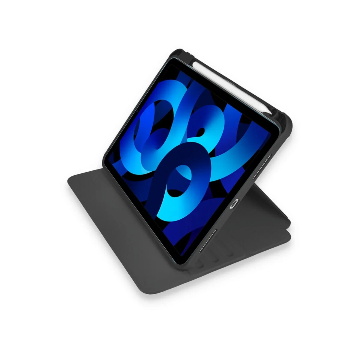 Apple İpad Pro 11 (2021) Kılıf Ling 360 Kalemlikli Tablet Kılıf - Siyah