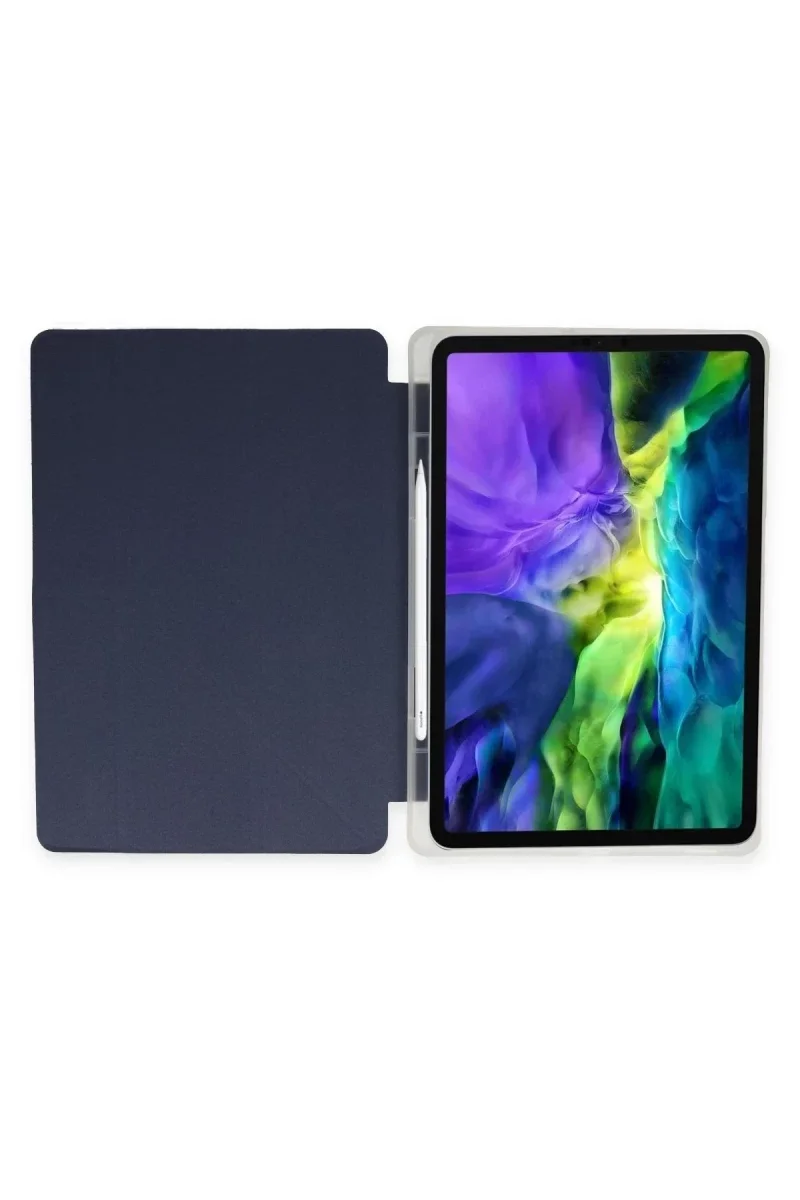 Apple iPad Pro 11 (2024) Kılıf Kalemlikli Mars Tablet Kılıfı - Lacivert Apple iPad Pro 11 (2024) Kılıf Kalemlikli Mars Tablet Kılıfı - Lacivert