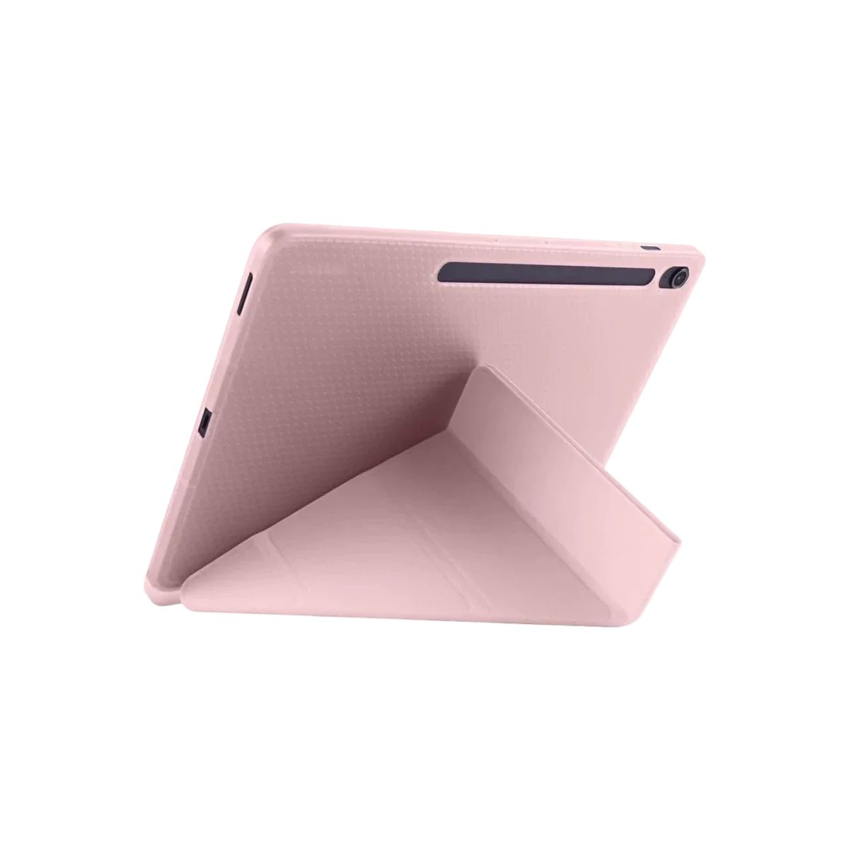 Apple iPad Pro 11 (2024) Kılıf Kalemlikli Hugo Tablet Kılıfı - Rose Gold