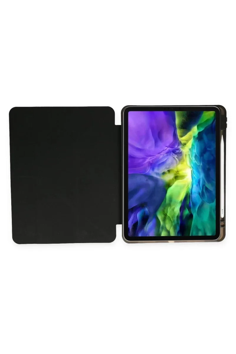Apple iPad Pro 11 (2024) Kılıf Kalemlikli Mars Tablet Kılıfı - Siyah Apple iPad Pro 11 (2024) Kılıf Kalemlikli Mars Tablet Kılıfı - Siyah