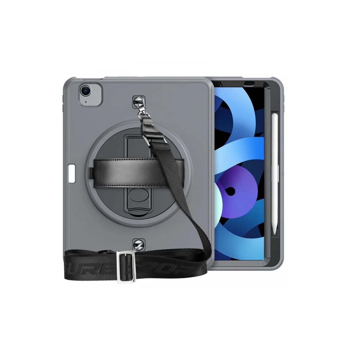 Apple İpad Pro 11 (2020) Kılıf Strap-c Otterbox Tablet Kapak - Gri Apple İpad Pro 11 (2020) Kılıf Strap-c Otterbox Tablet Kapak - Gri
