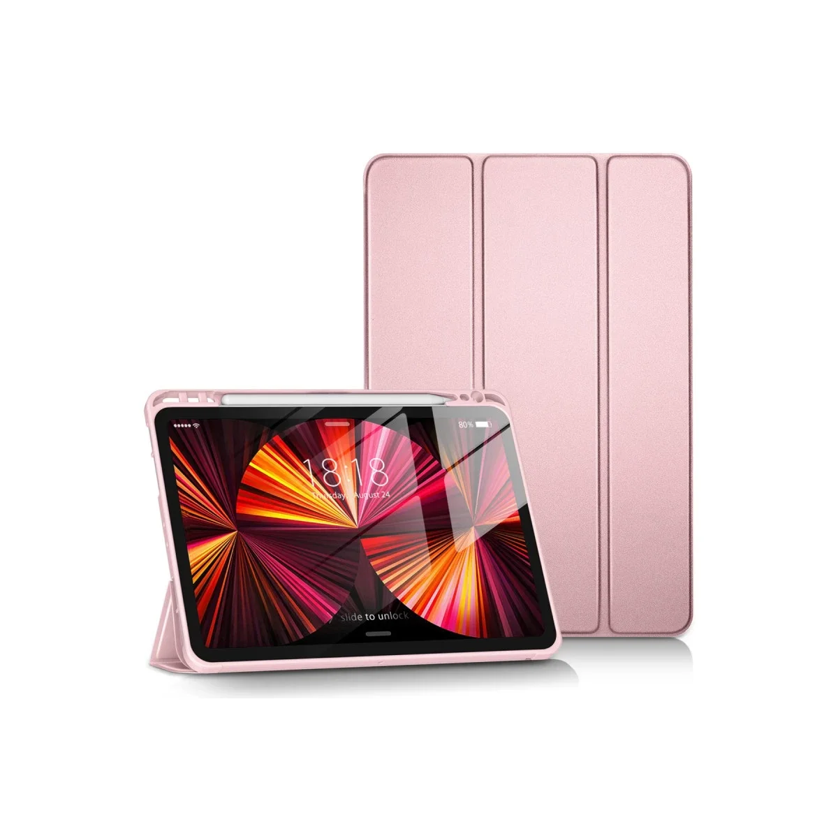 Apple iPad Pro 11 (2024) Kılıf Tablet Smart Kılıf - Pembe Fiyatı, Yorumları ve Özellikleri