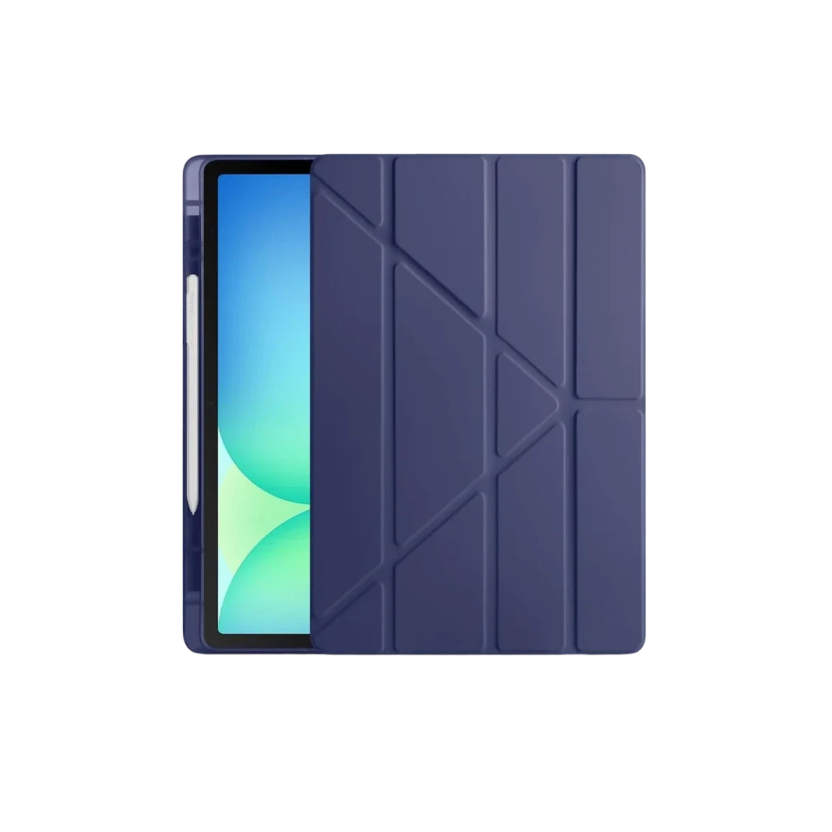 Apple iPad Pro 13 (2024) Kılıf Kalemlikli Hugo Tablet Kılıfı - Lacivert