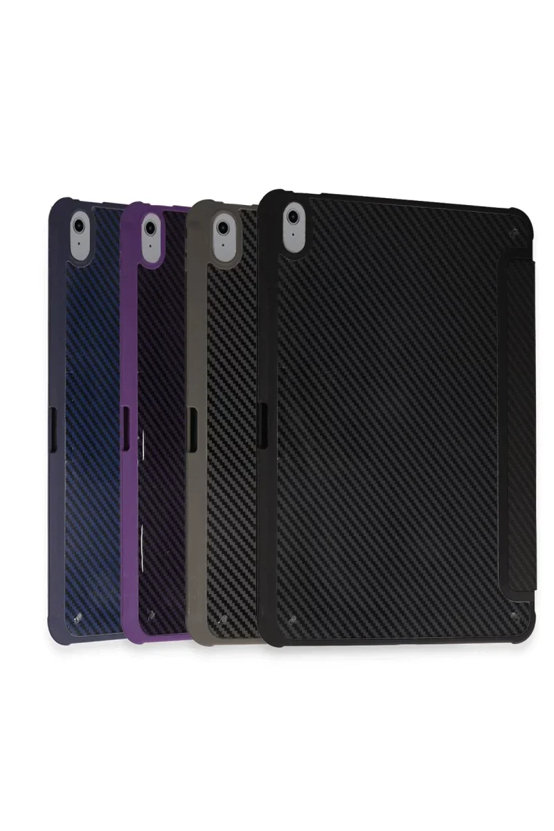 Apple iPad Pro 13 (2024) Kılıf Color Karbon Tablet Kılıfı - Derin Mor Apple iPad Pro 13 (2024) Kılıf Color Karbon Tablet Kılıfı - Derin Mor