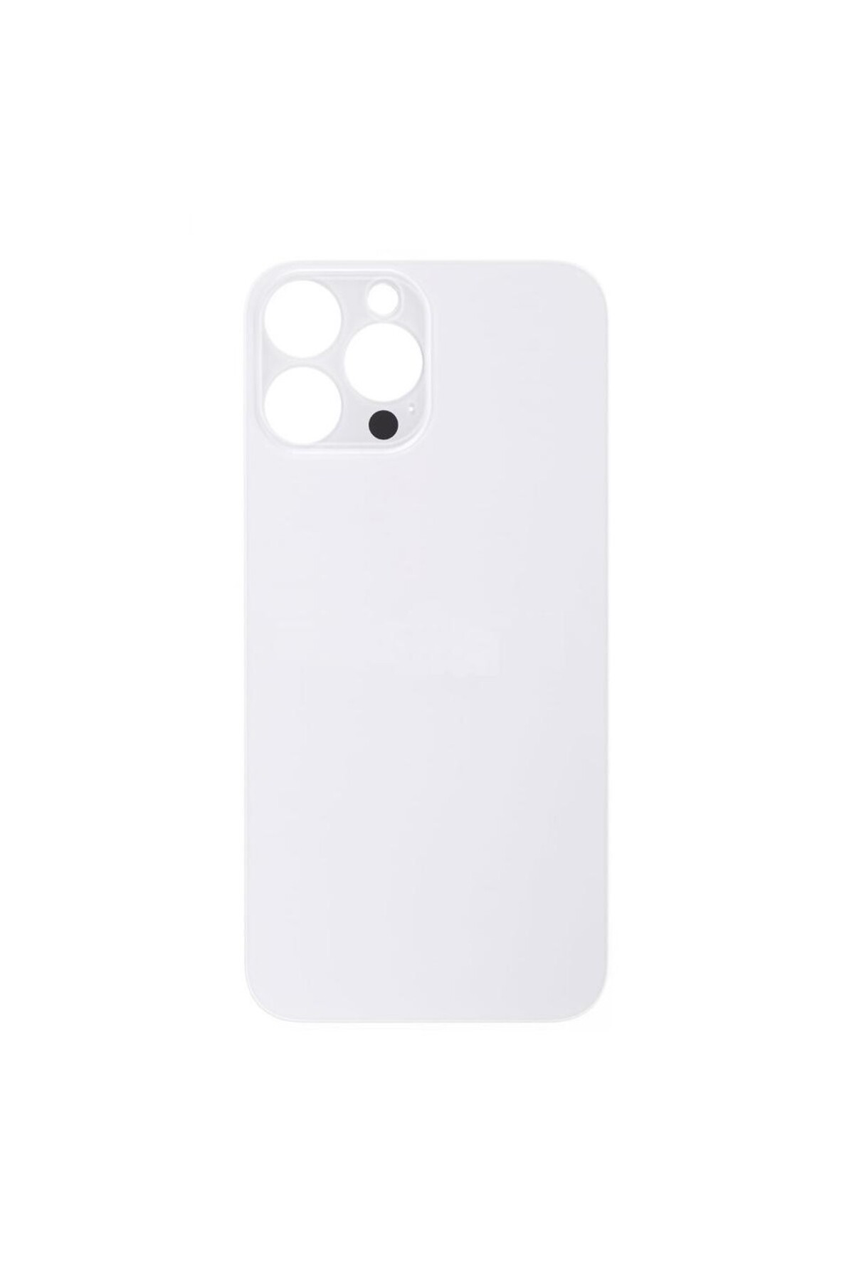 Apple iPh. 13 Pro Max Arka Pil Batarya Kapağı - LENS HARİÇ Silver