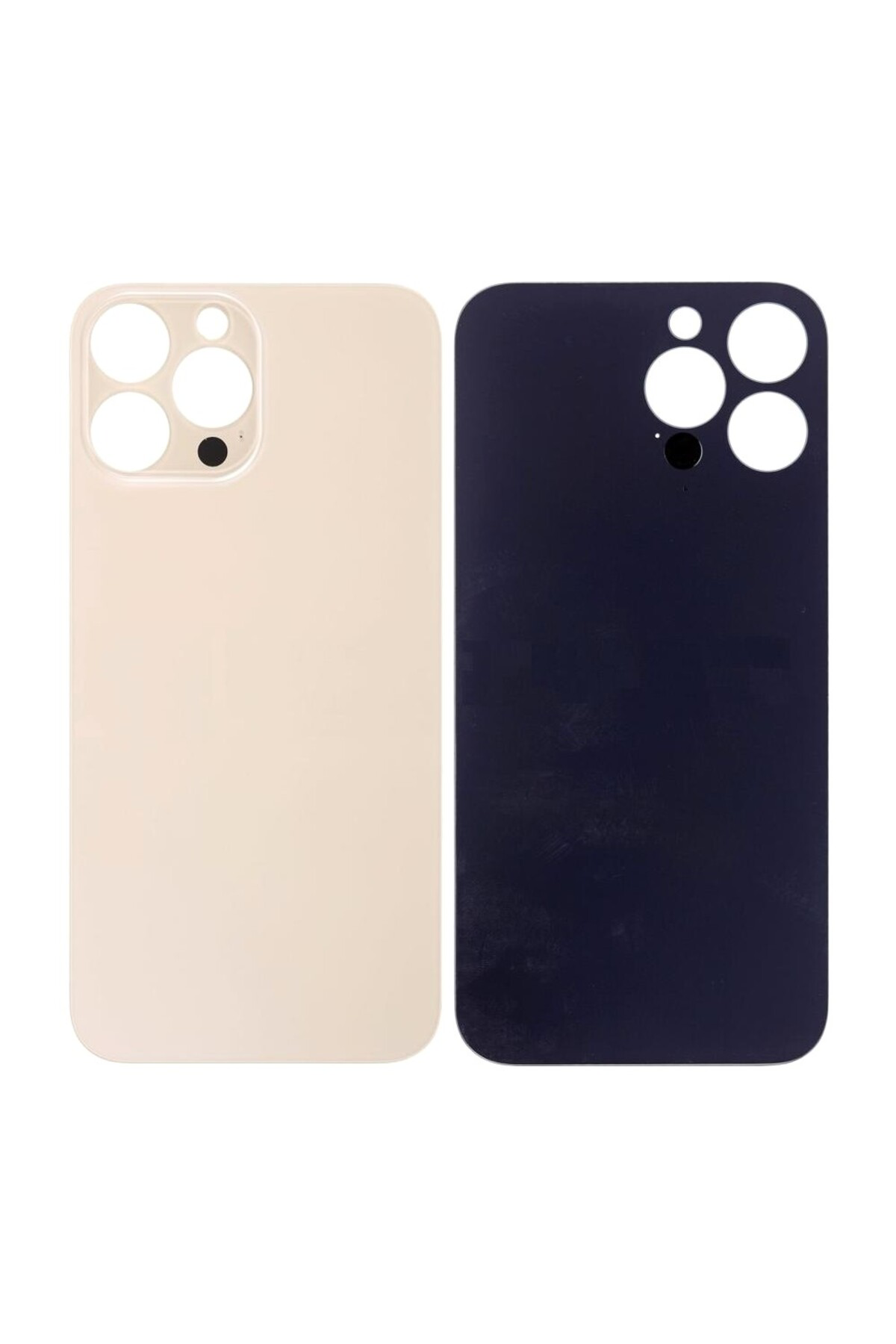 Apple iPh. 13 Pro Max Arka Pil Batarya Kapağı - LENS HARİÇ Gold