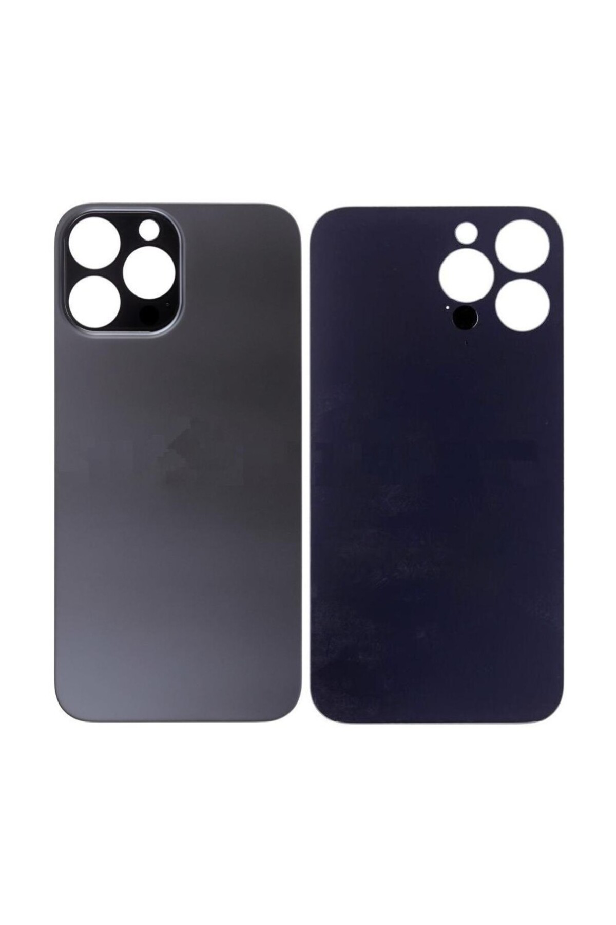 Apple iPh. 13 Pro Max Arka Pil Batarya Kapağı - LENS HARİÇ Siyah