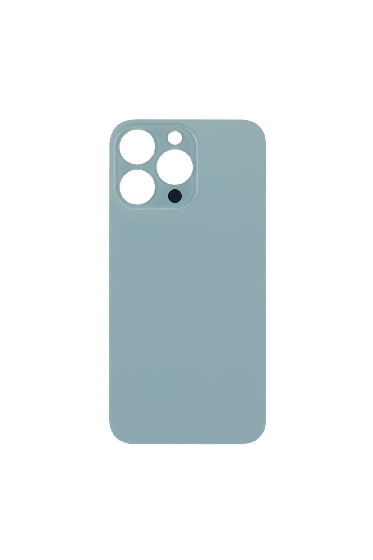 Apple iPh. 13 Pro Uyumlu Arka Pil Batarya Kapağı - LENS HARİÇ Mavi