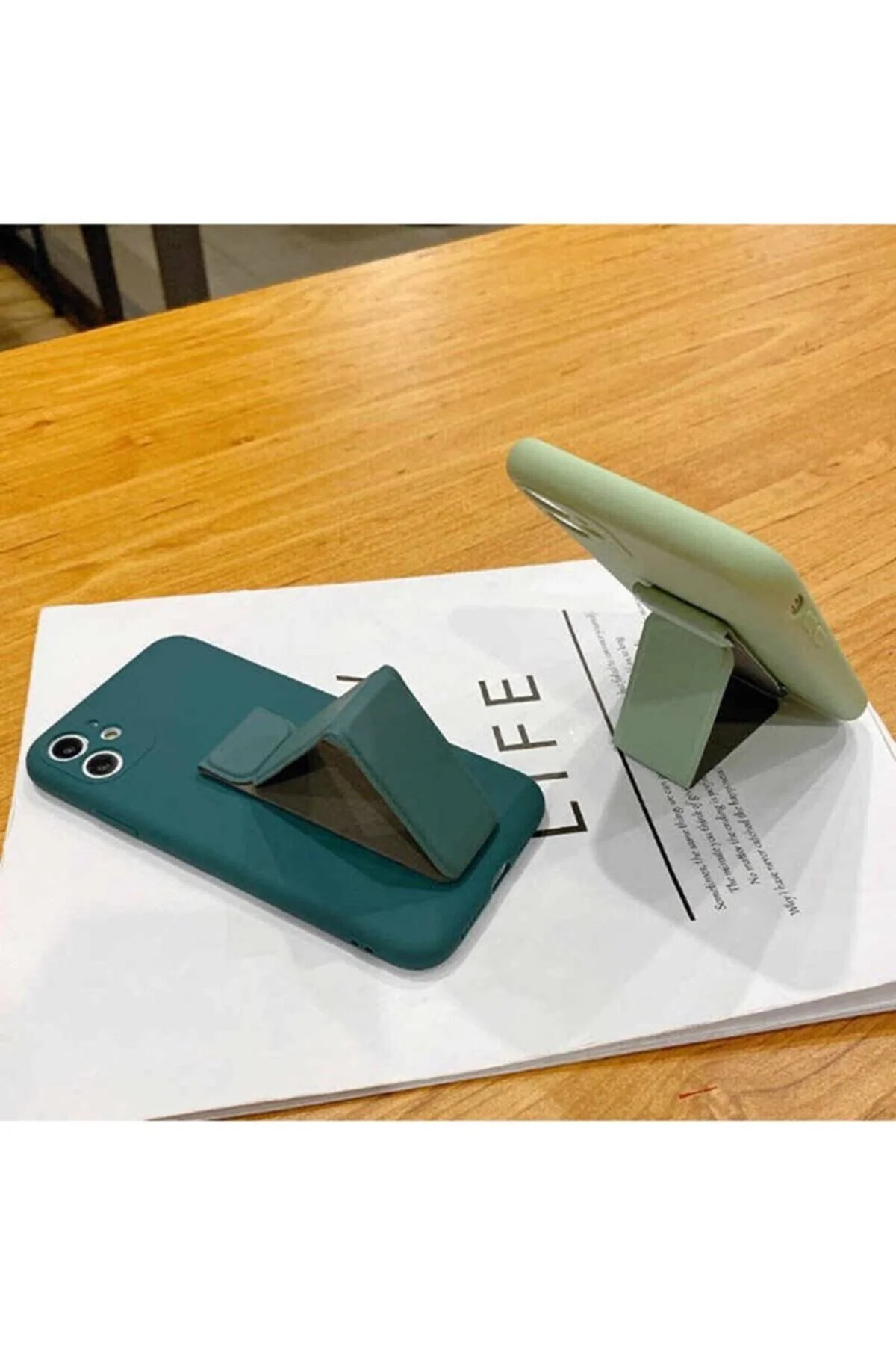 Apple Iphone 11 El Askı Magnet Kılıf Siyah