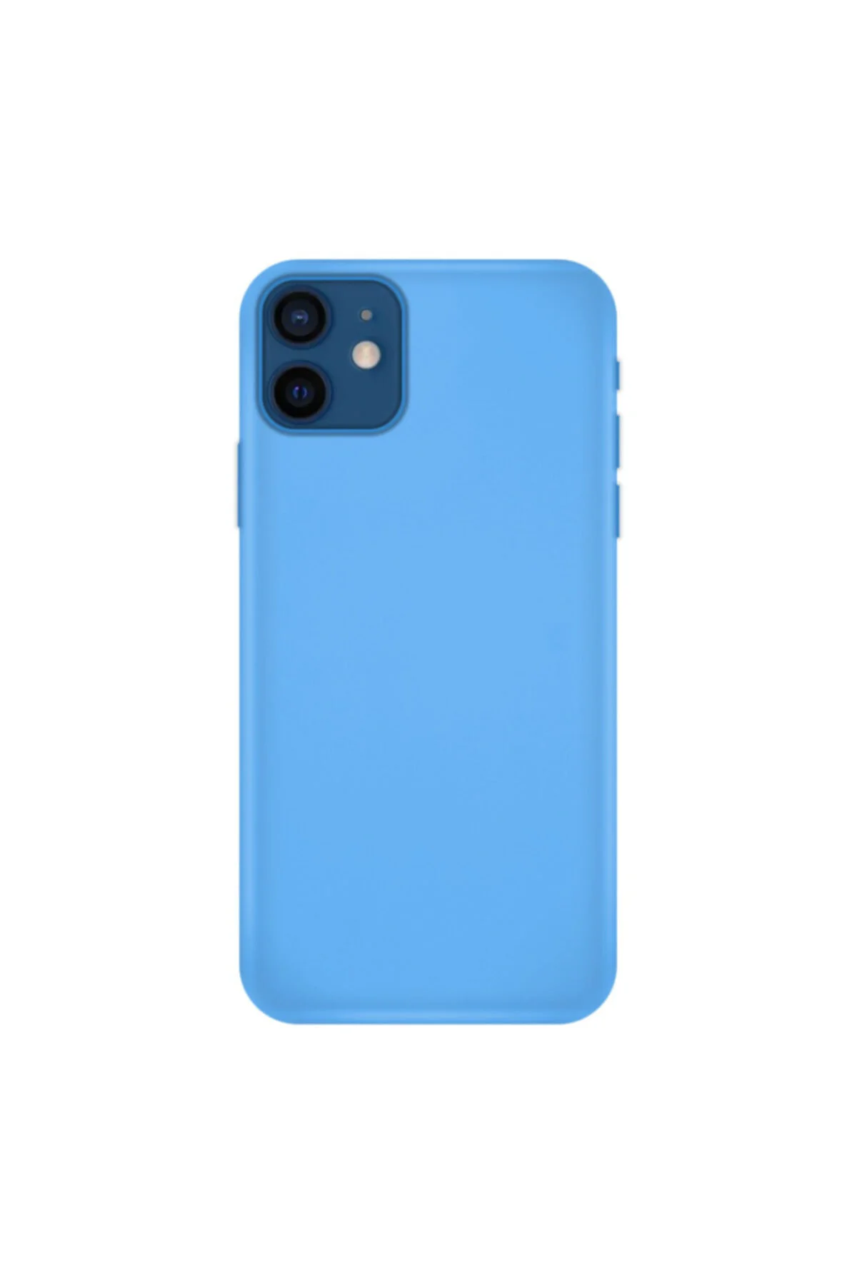 Apple iPhone 11 İnce Mat Silikon Kılıf Lacivert