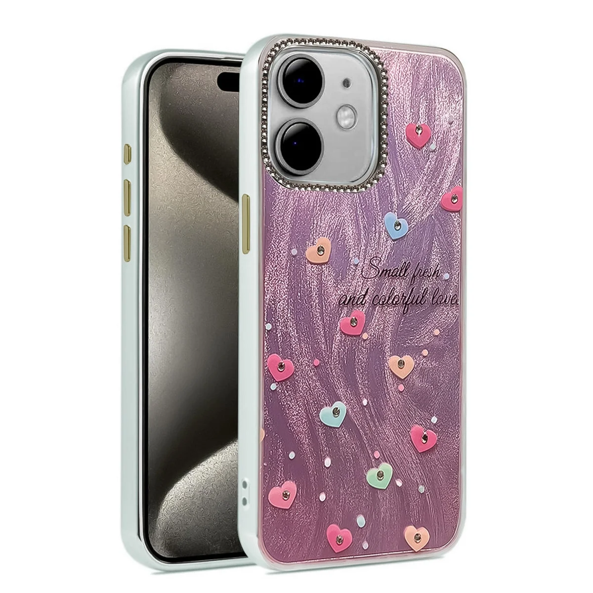 Apple İphone 11 Kılıf Blade Aynalı Desenli Kapak - Desen 8 Apple İphone 11 Kılıf Blade Aynalı Desenli Kapak - Desen 8
