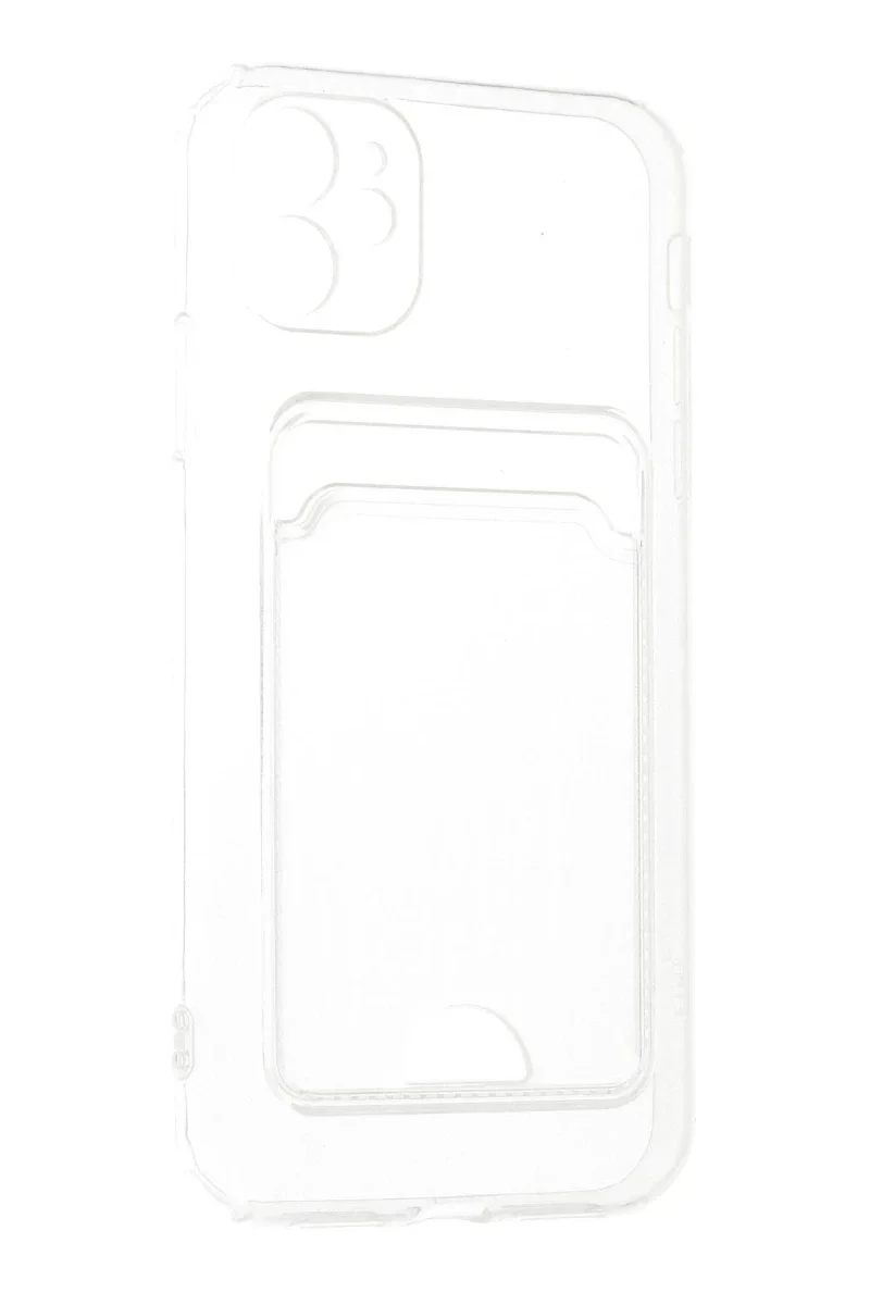 Apple iPhone 11 Kılıf Kart Şeffaf Silikon - Şeffaf Apple iPhone 11 Kılıf Kart Şeffaf Silikon - Şeffaf