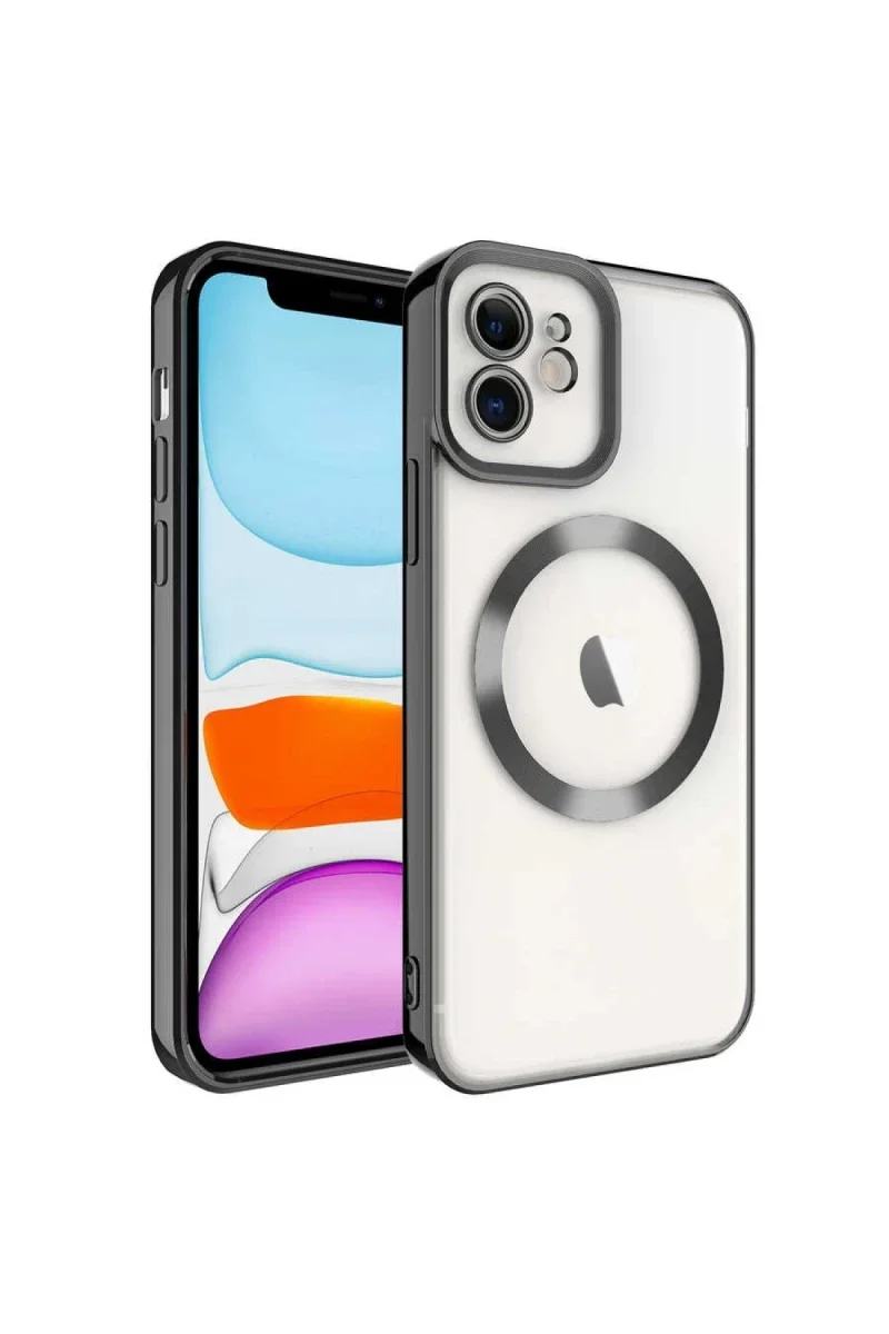 Apple iPhone 11 Kılıf Kross Magneticsafe Kapak - Siyah
