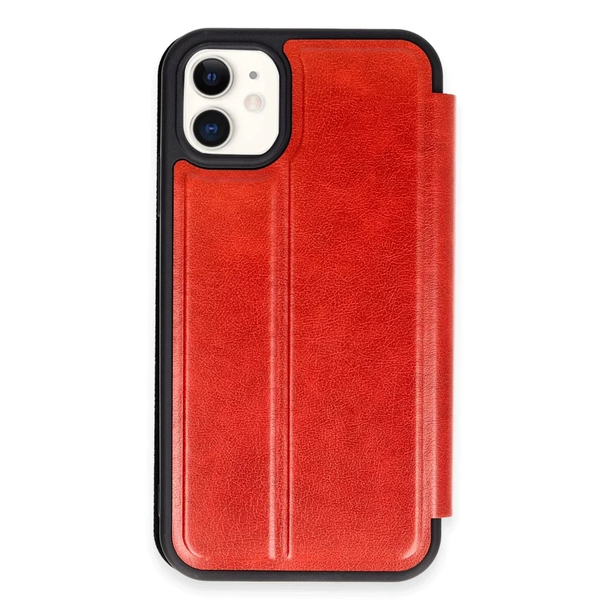 Apple iPhone 11 Kılıf Flip Cover - Kırmızı Apple iPhone 11 Kılıf Flip Cover - Kırmızı
