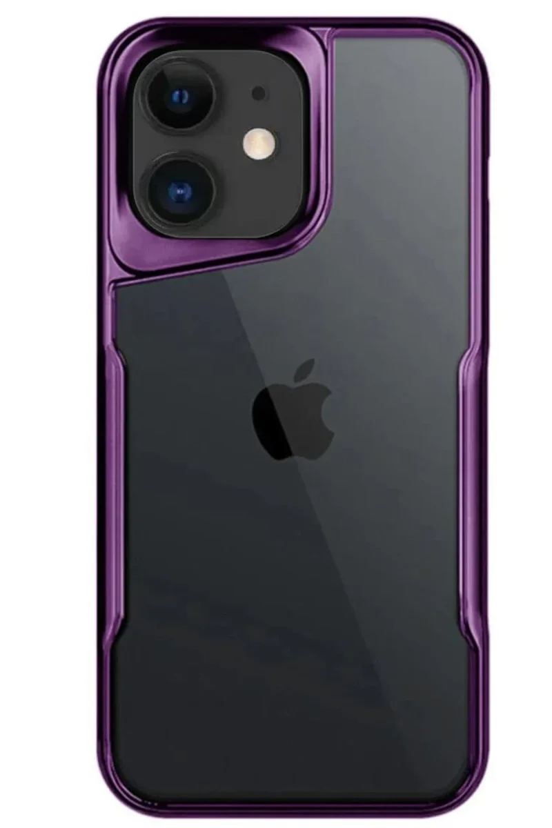 Apple iPhone 11 Kılıf Boyi Silikon Kapak - Derin Mor