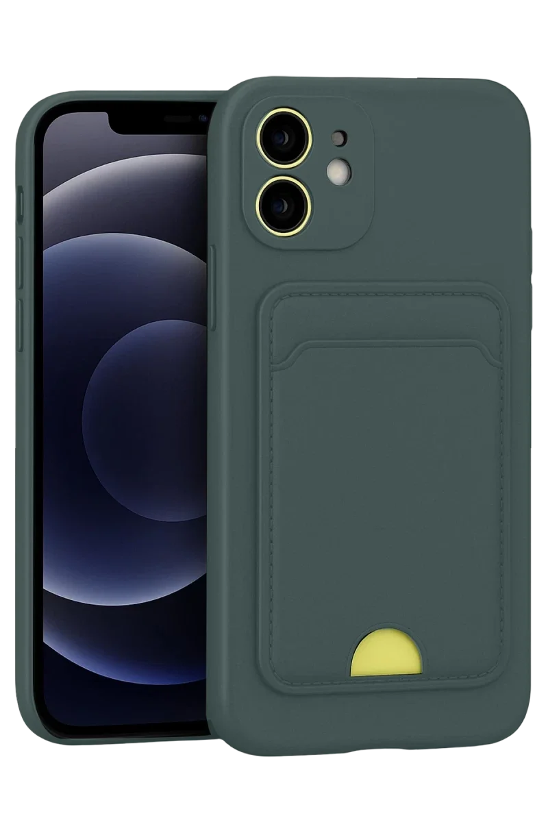 Apple iPhone 11 Kılıf Kelvin Kartvizitli Silikon - Koyu Yeşil Fiyatı, Yorumları ve Özellikleri