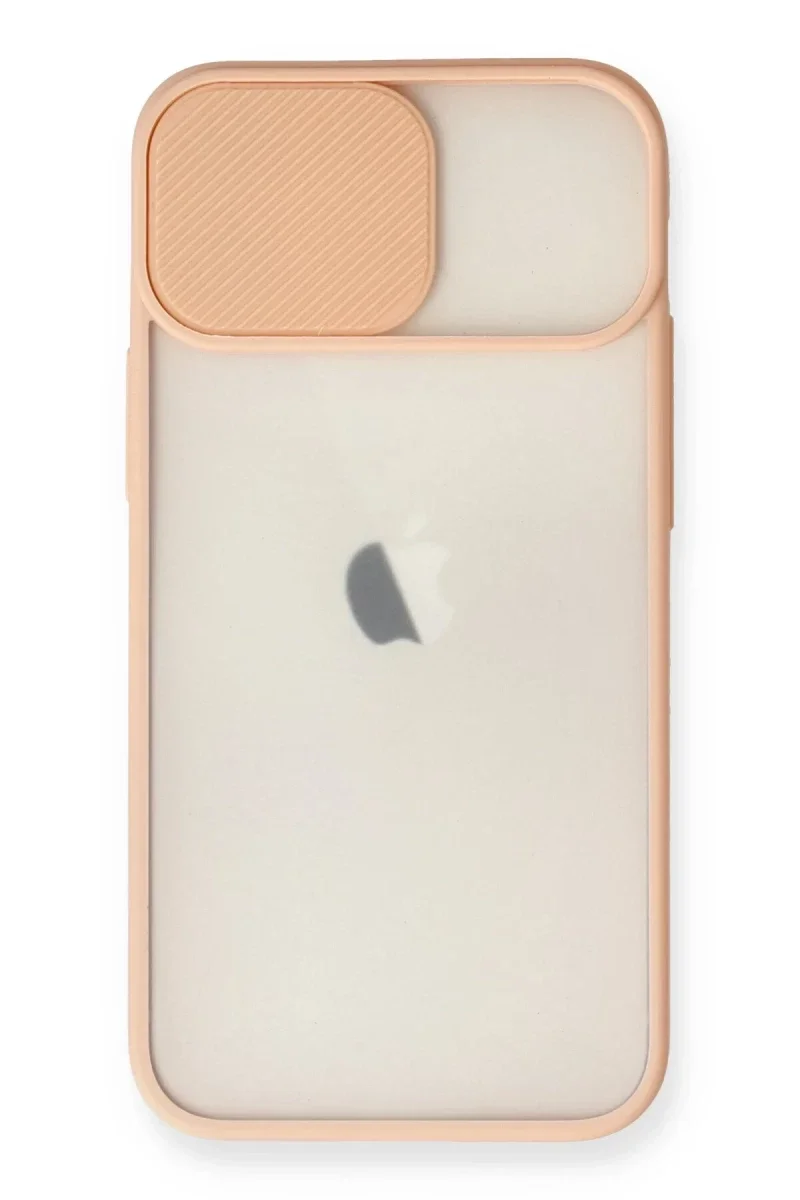 Apple iPhone 11 Kılıf Palm Buzlu Kamera Sürgülü Silikon - Pembe Apple iPhone 11 Kılıf Palm Buzlu Kamera Sürgülü Silikon - Pembe