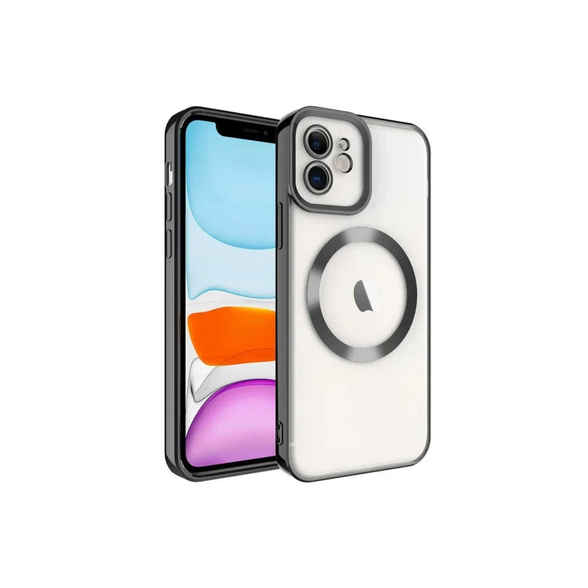 Apple iPhone 11 Kılıf Kross Magneticsafe Kapak - Siyah