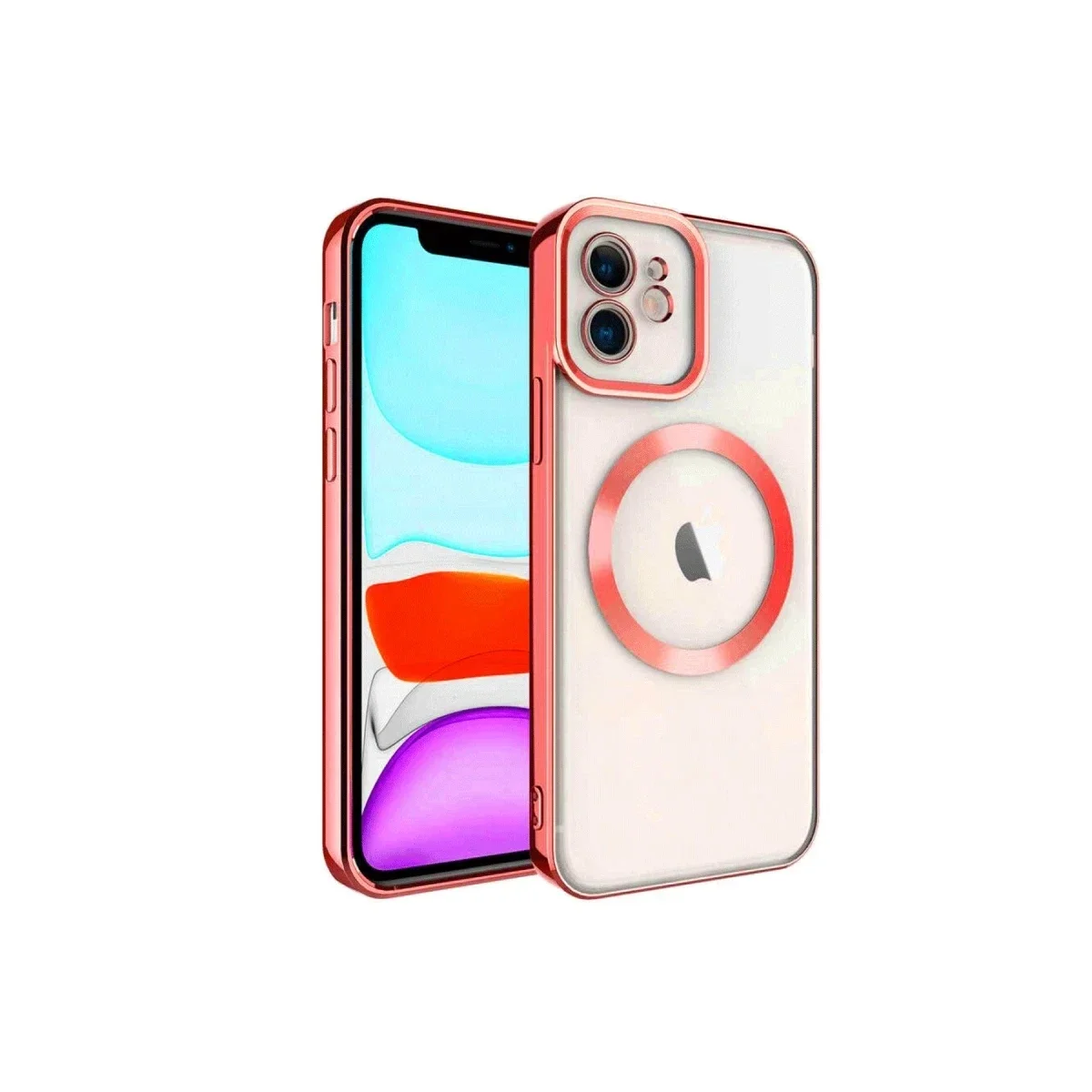 Apple iPhone 11 Kılıf Kross Magneticsafe Kapak - Kırmızı Apple iPhone 11 Kılıf Kross Magneticsafe Kapak - Kırmızı