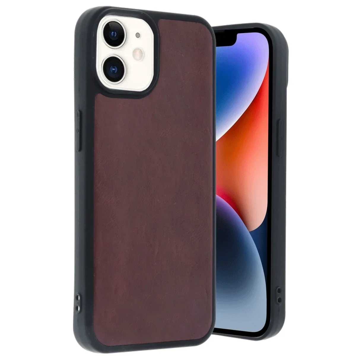 Apple iPhone 11 Kılıf Aras Deri Kapak - Bordo Apple iPhone 11 Kılıf Aras Deri Kapak - Bordo