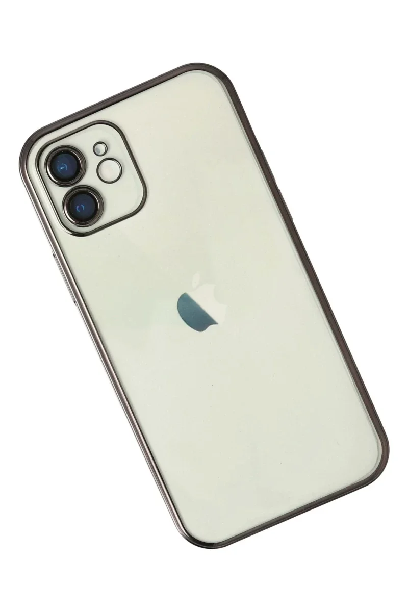 Apple iPhone 11 Kılıf Razer Lensli Silikon - Siyah