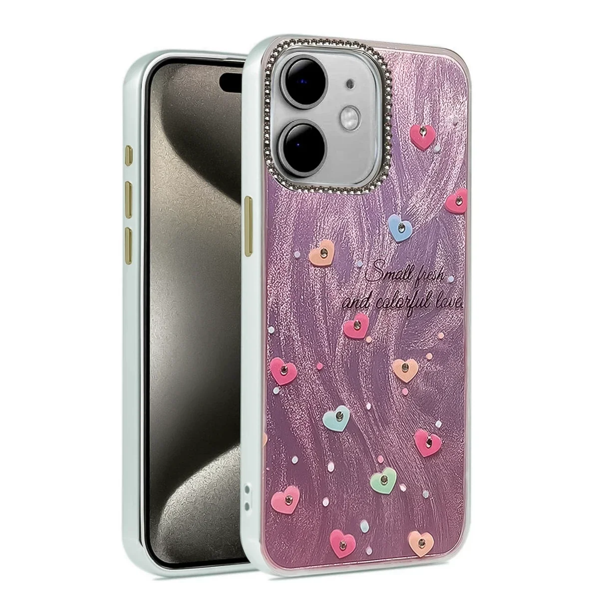 Apple iPhone 11 Kılıf Blade Aynalı Desenli Kapak - Desen 8