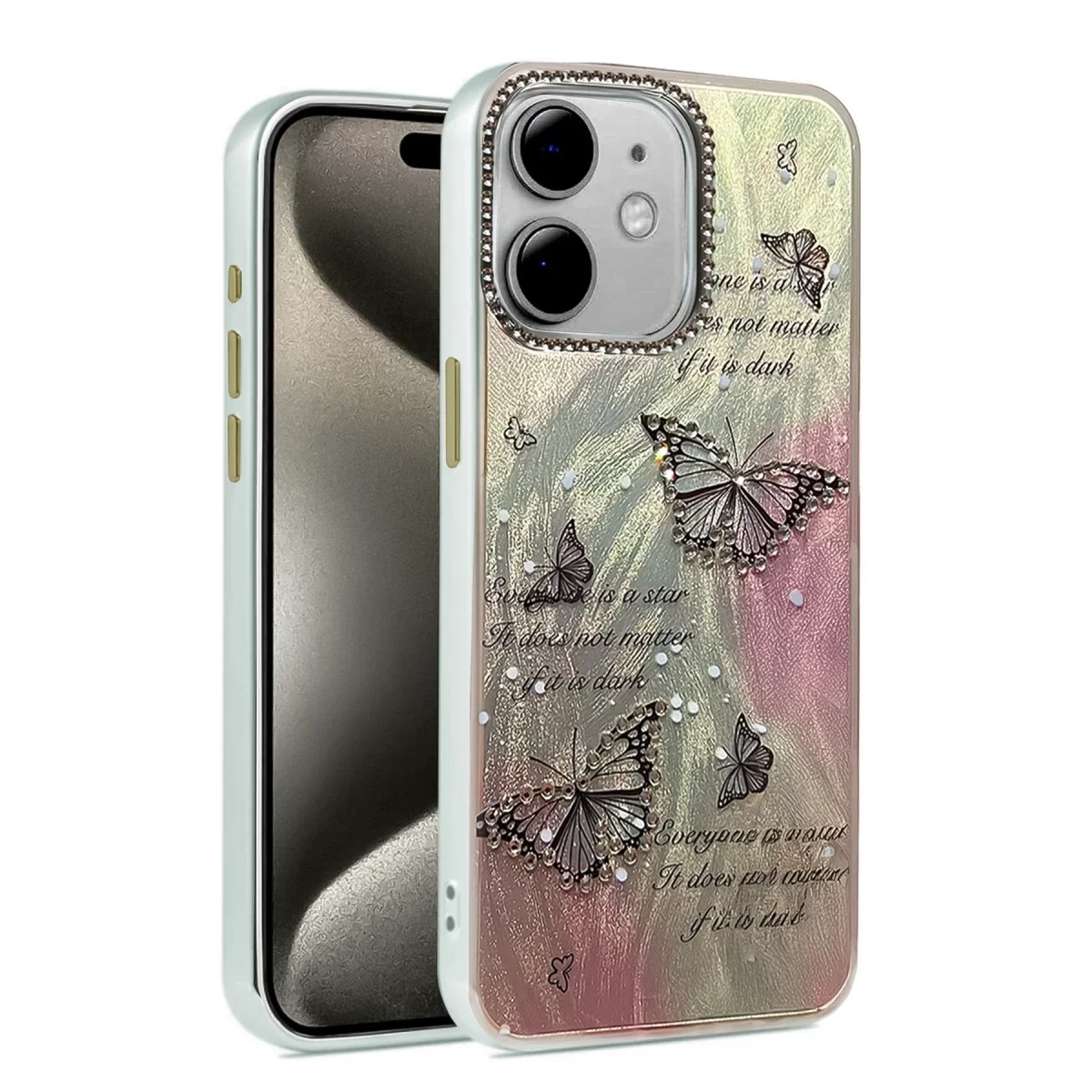 Apple iPhone 11 Kılıf Blade Aynalı Desenli Kapak - Desen 6
